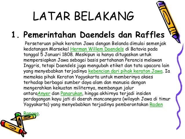 Perlawanan Diponegoro Dan Palembang