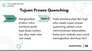 Hpapi Material Quenchin Process.pdf KELOMPOK 5 QUENCHING material teknik.pdf