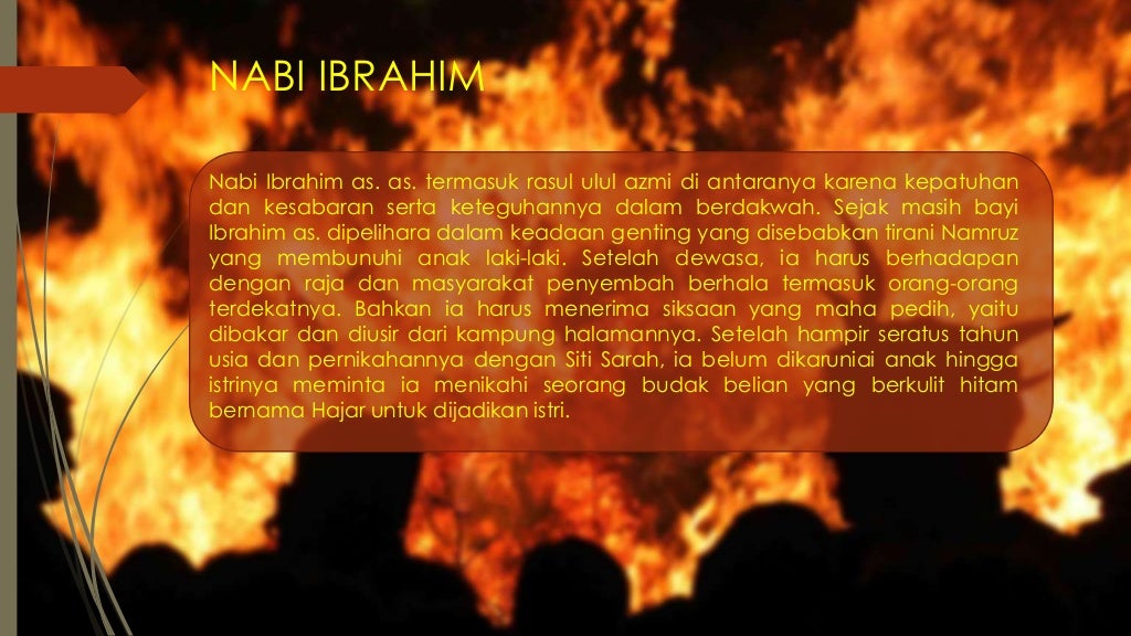 Nabi Nabi Ulul Azmi NamaNama Nabi Dan Rasul Yang Mendapatkan Gelar