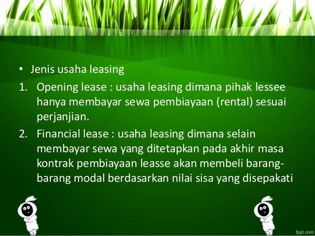 Leasing Factoring Modal Ventura