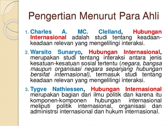 Hubungan Internasional