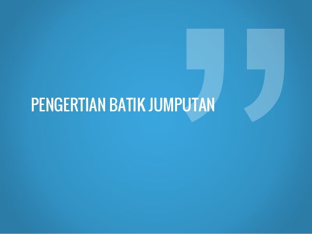 Batik Jumputan Prakarya
