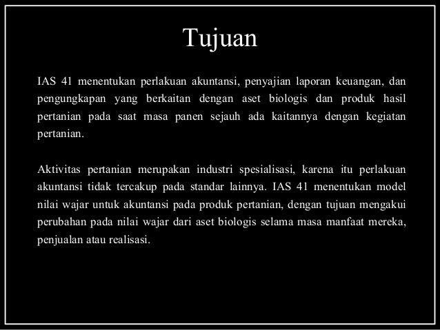 Ias 40 Properti 41 Pertanian