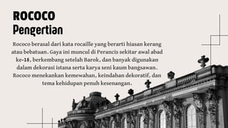 Gaya arsitektur abad pencerahan rococo dan neo klasik | PDF