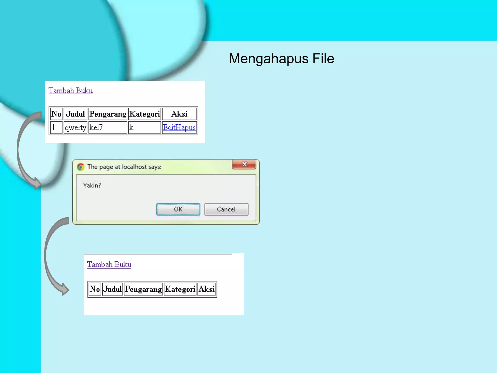 Mengahapus File
 