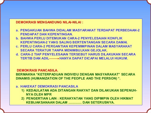 Klasifikasi Demokrasi Berdasarkan Titik Perhatian Nya ...