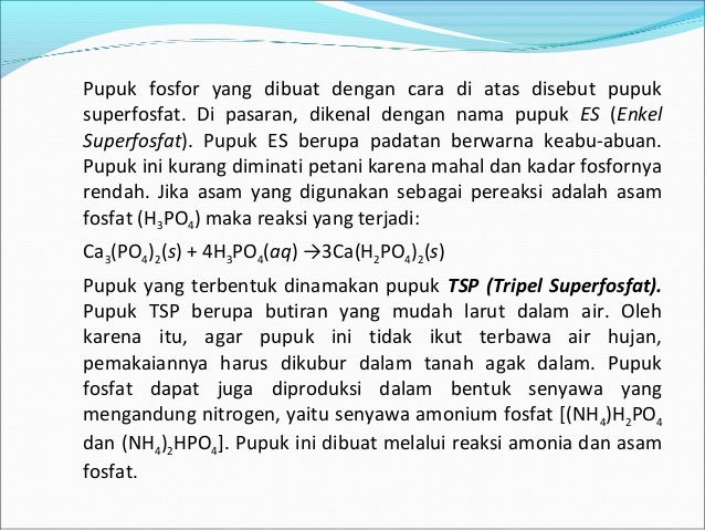 Peranan ilmu kimia dalam bidang pertanian