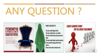ANY QUESTION ?
 