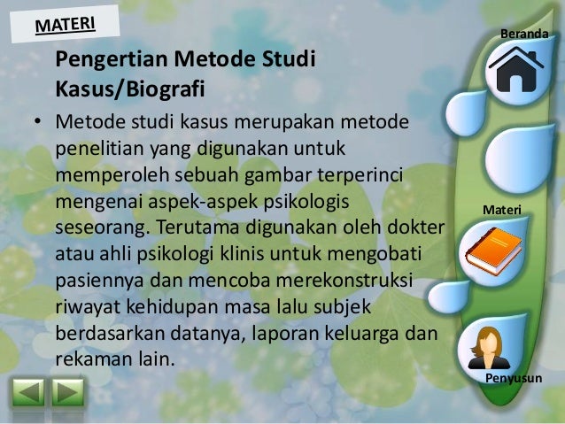 Metode Studi Kasus Psikologi Umum