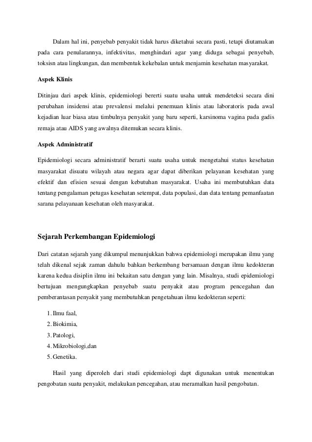 pengantar epidemiologi pengantar epidemiologi
