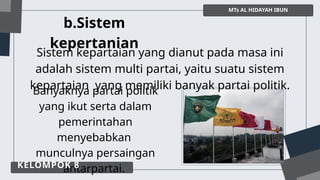 Multi Partai TUGAS KELOMPOK MASA DEMOKRASI PARLEMENTER | PPTX