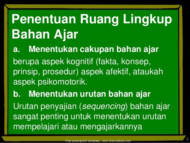 Bahan Ajar Instructional Materials