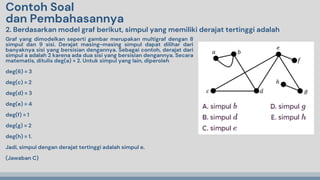 Teori Graf dan Aplikasi Matematika Pertemuan 14 | PDF