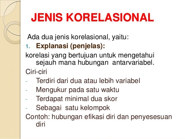 Metode Korelasional 2 (Psikologi Umum)