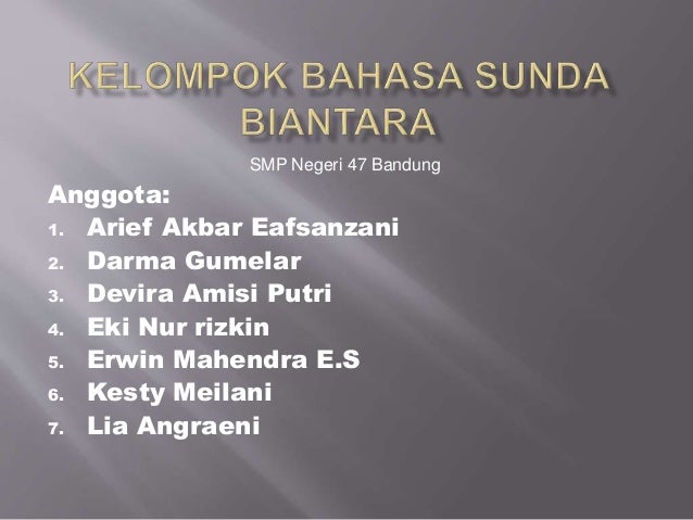Biantara Basaha Sunda