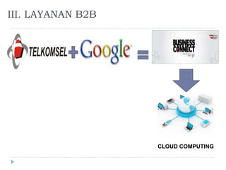 Produk produk google :     - Google Search Web     - Google Map      - Google Talk      - Google Translate      - dll.  