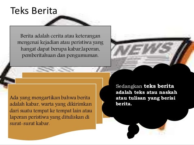 Teks berita