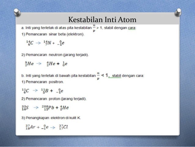 Rumus Inti Atom Dan Radioaktivitas Edukasi Lif Co Id