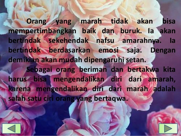 Materi kelas 8 (marah atau ghadab)