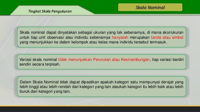 Skala pengukuran dan teknik pengumpulan data