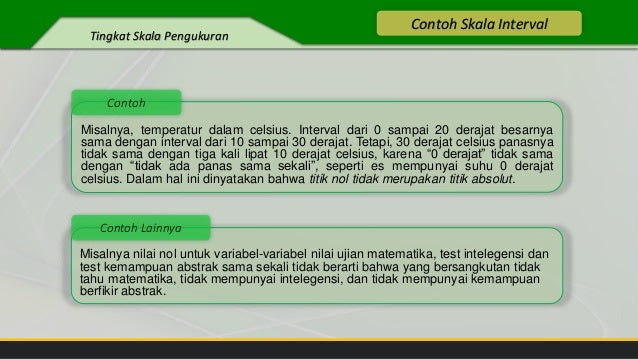Skala pengukuran dan teknik pengumpulan data