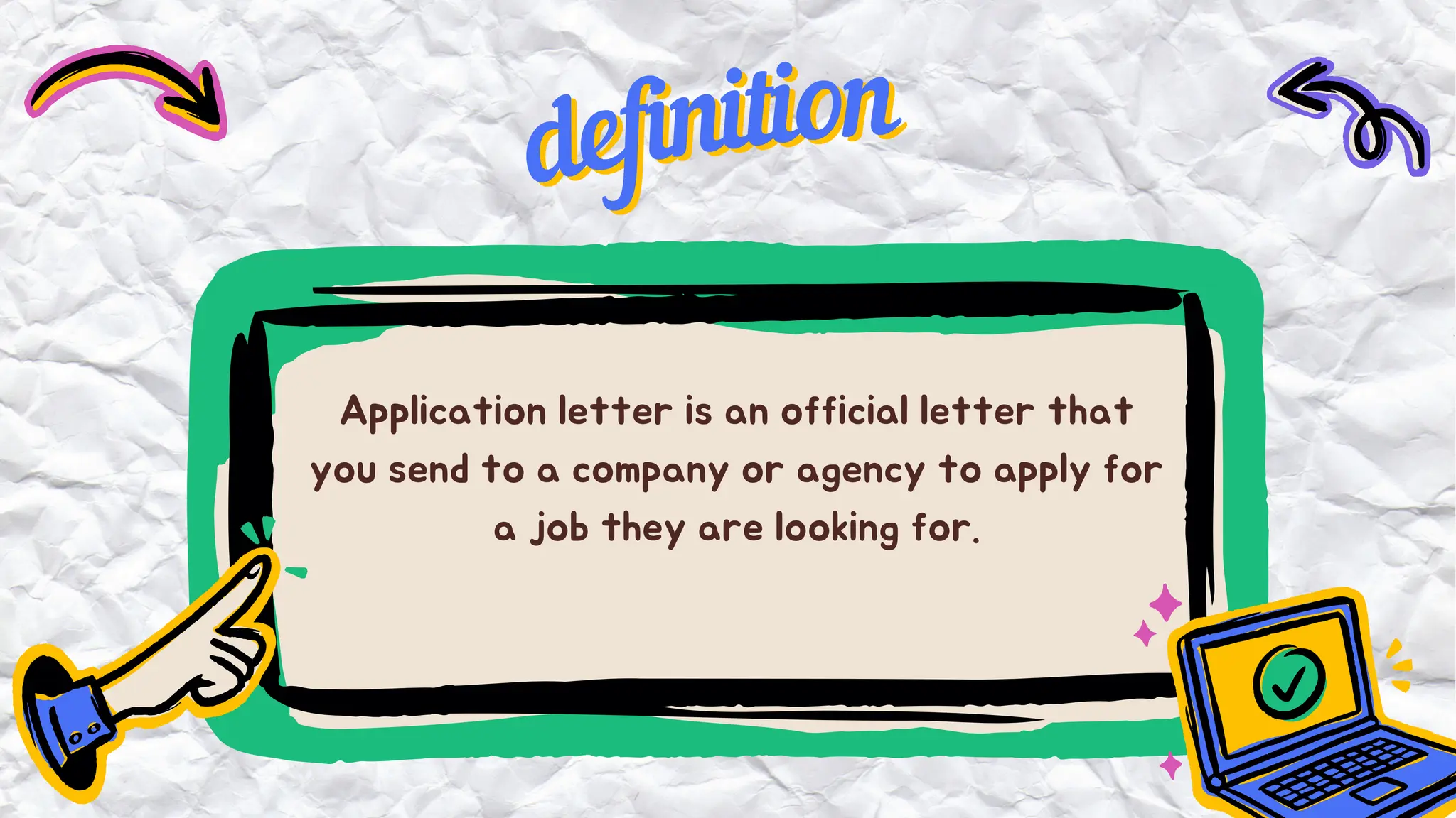 Define Letters KELOMPOKK 3_APPLICATION LATTER ENGLISH JPG | PDF