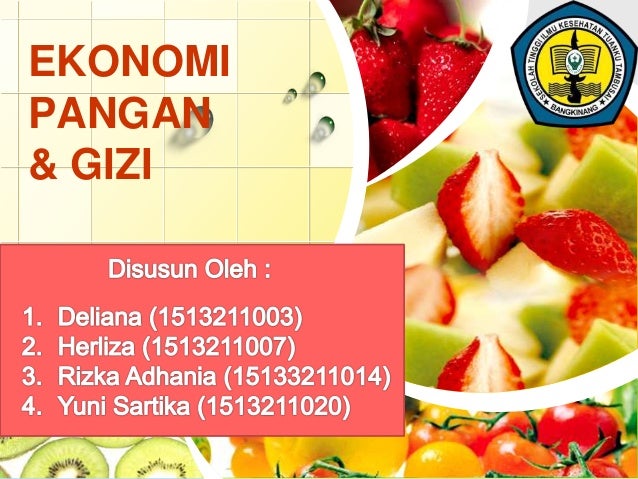 Ekologi pangan dan gizi pdf