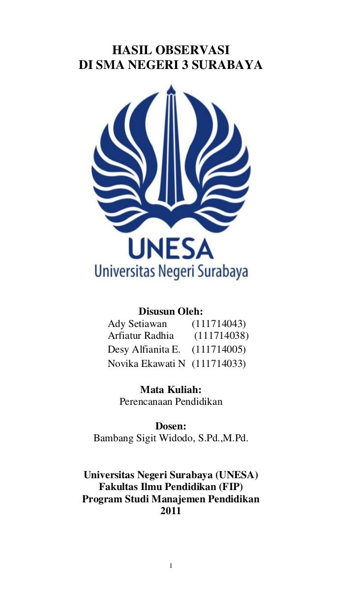 Skripsi Unesa Surabaya Ide Judul Skripsi Universitas