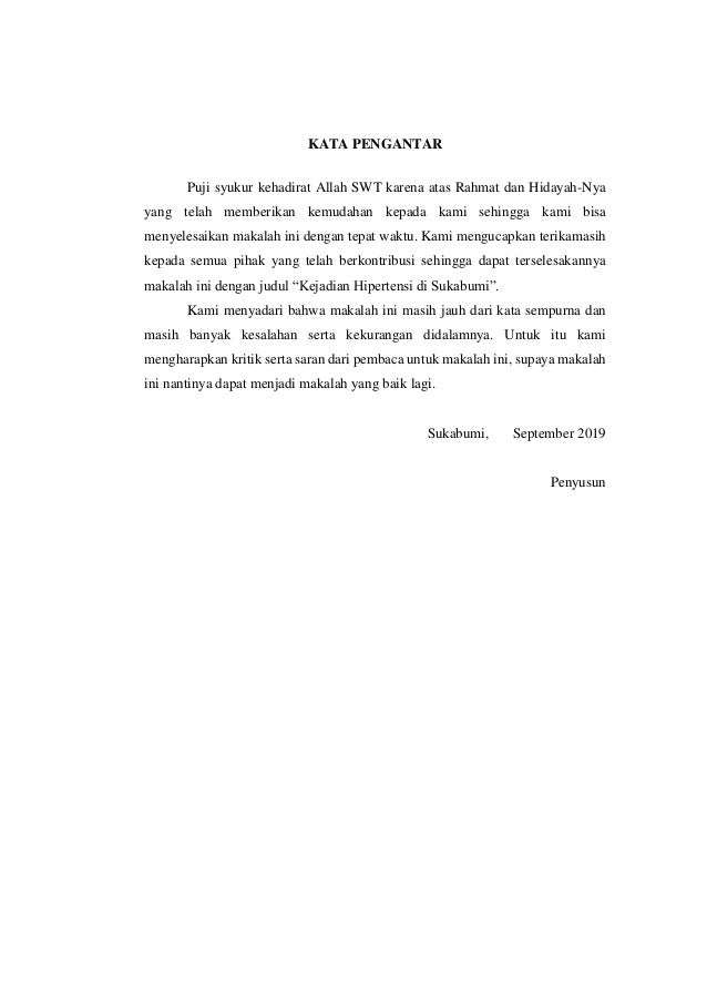 Makalah Penyajian Data Hipertensil