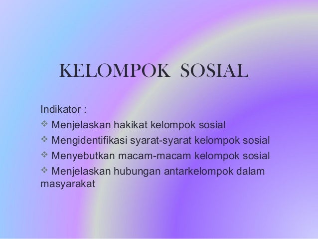 Kelompok sosial (1)
