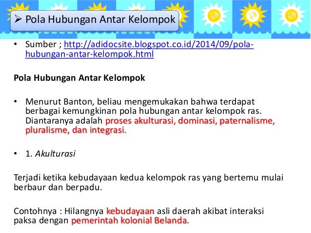 Kelompok Sosial Dan Hubungan Antar Kelompok