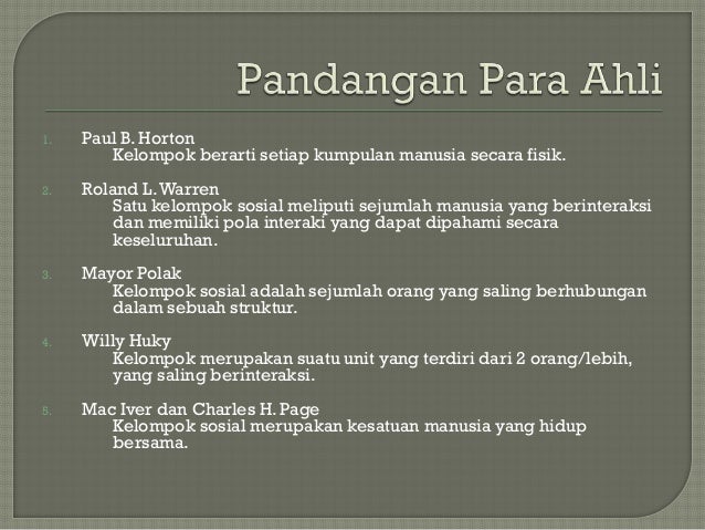 Kelompok sosial