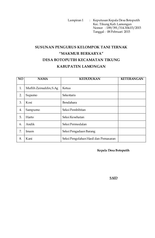 Kelompok Tani Ternak