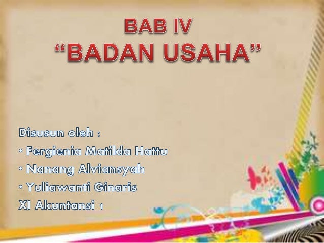 Prosedur Pengajuan Izin Badan Usaha