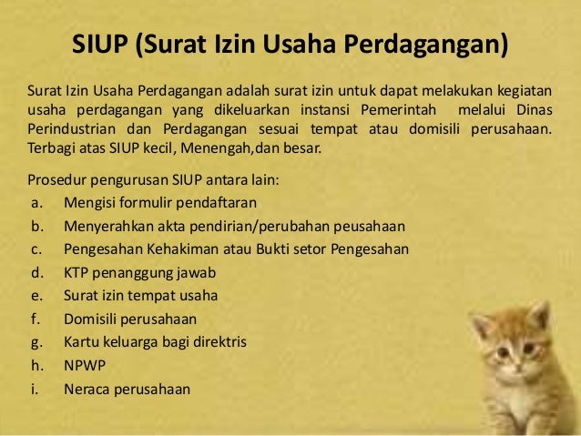 Prosedur perizinan usaha kecil prosedur pengajuan izin 