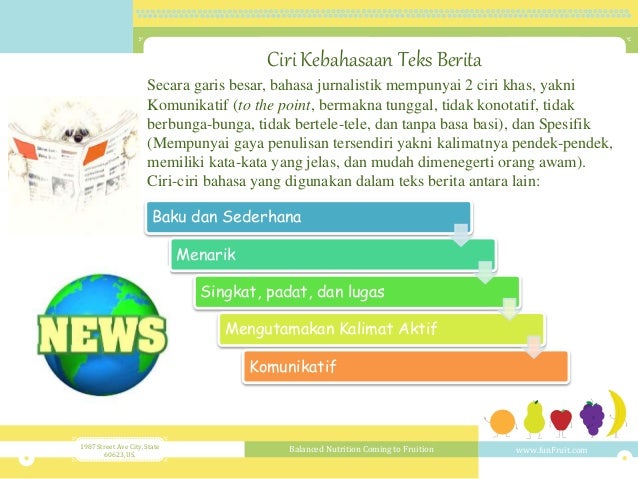 Struktur Dan Ciri Kebahasaan Teks Berita Berbagi Struktur Struktur Dan Ciri Kebahasaan Teks Berita Berbagi Struktur