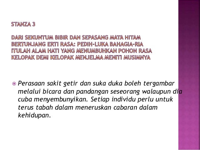 Usman Awang- Kelopak Rasa