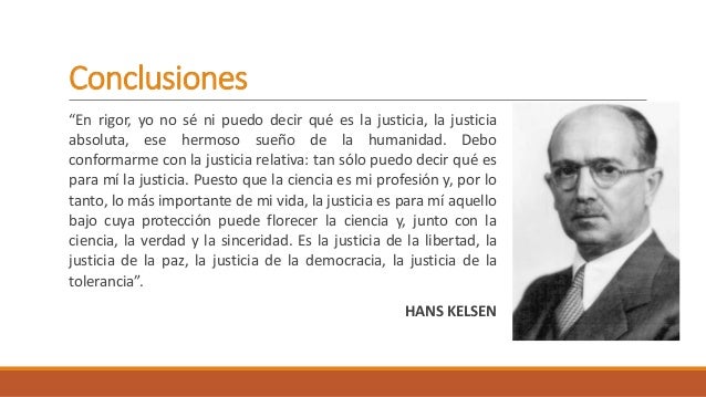 Kelsen justicia