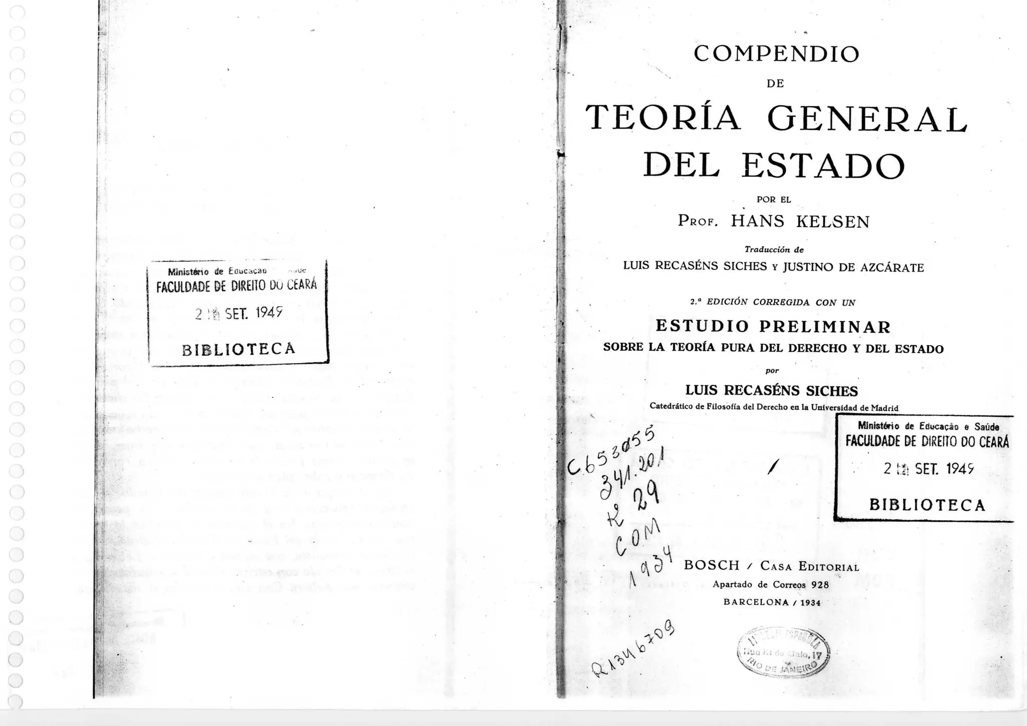Kelsen, hans compendio de teoria general del estado - 1934 | PPT