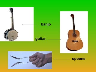 banjo guitar spoons 