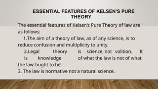KELSON PURE THEORY.pptx presentation ppt | PPTX