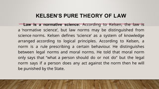KELSON PURE THEORY.pptx presentation ppt | PPTX