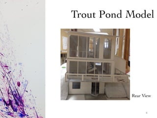 Trout Pond Model	

Rear View	

6	
  
 