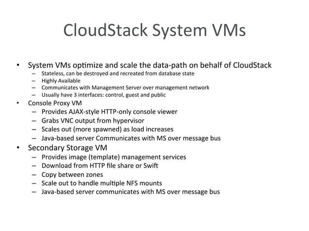 CloudStack Architecture and Refactor | PPT