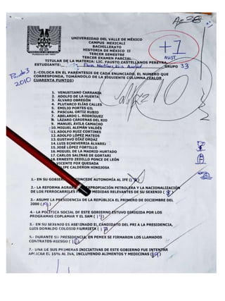 3er Parcial Historia