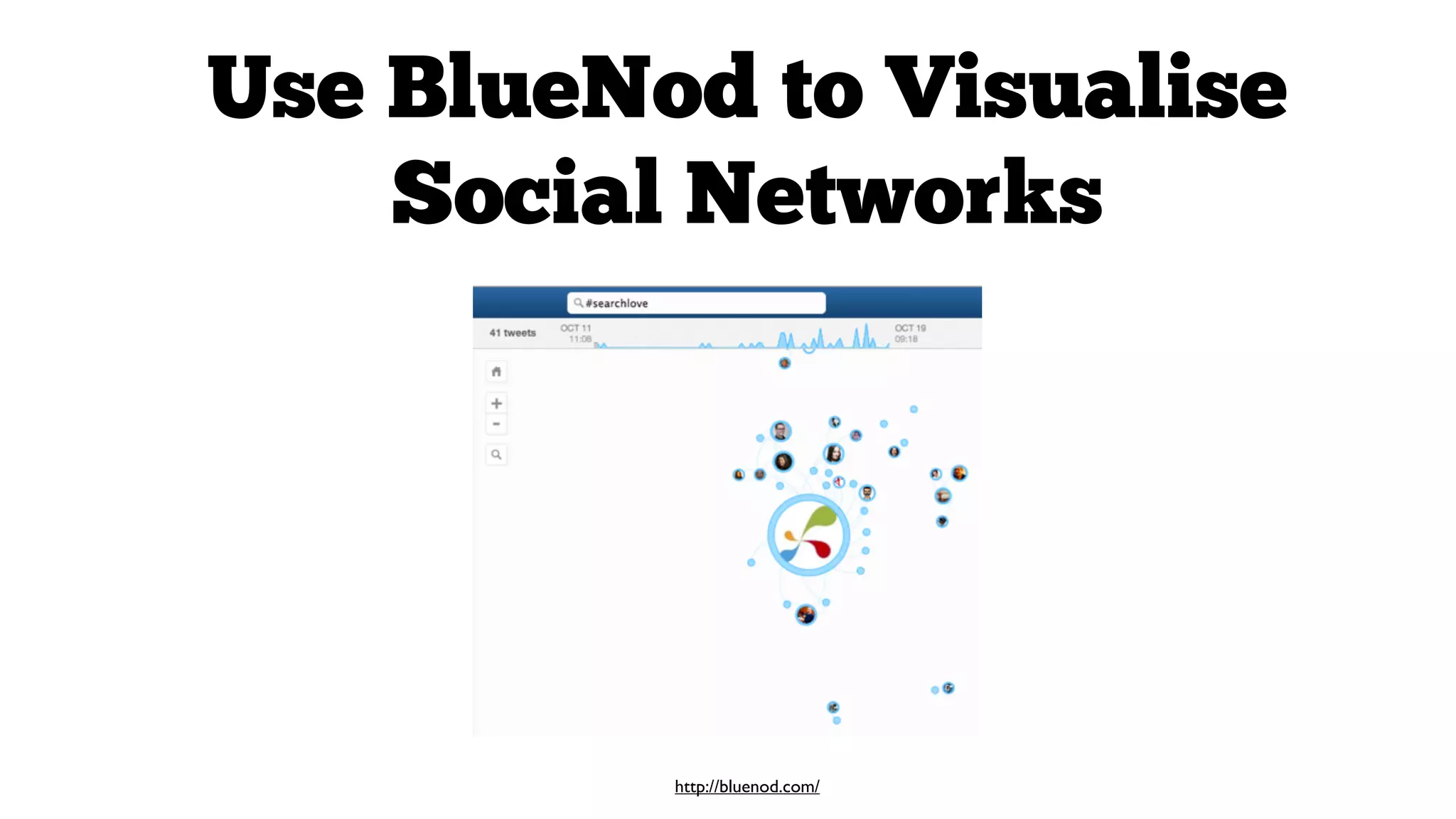 Use BlueNod to Visualise
Social Networks

http://bluenod.com/

 