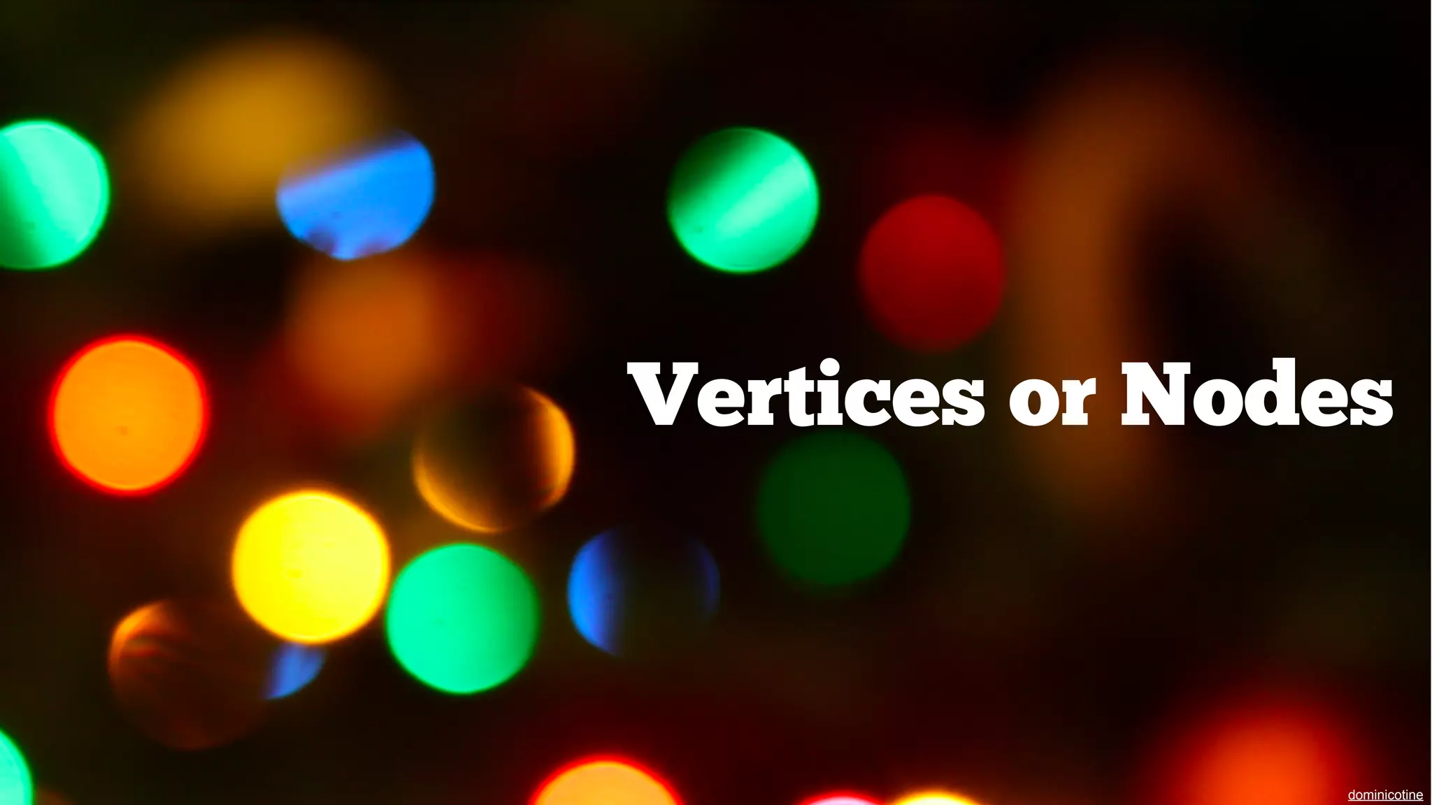 Vertices or Nodes

dominicotine

 