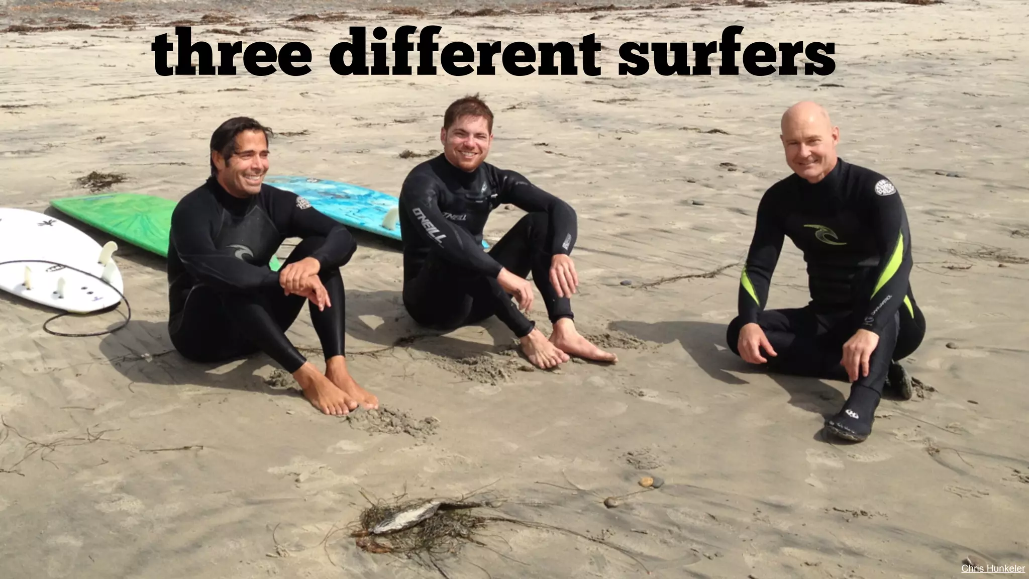three different surfers

Chris Hunkeler

 