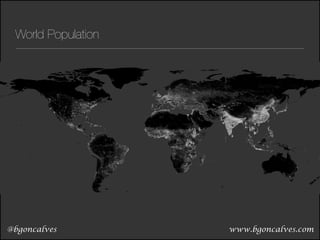 www.bgoncalves.com@bgoncalves www.bgoncalves.com@bgoncalves
World Population
 