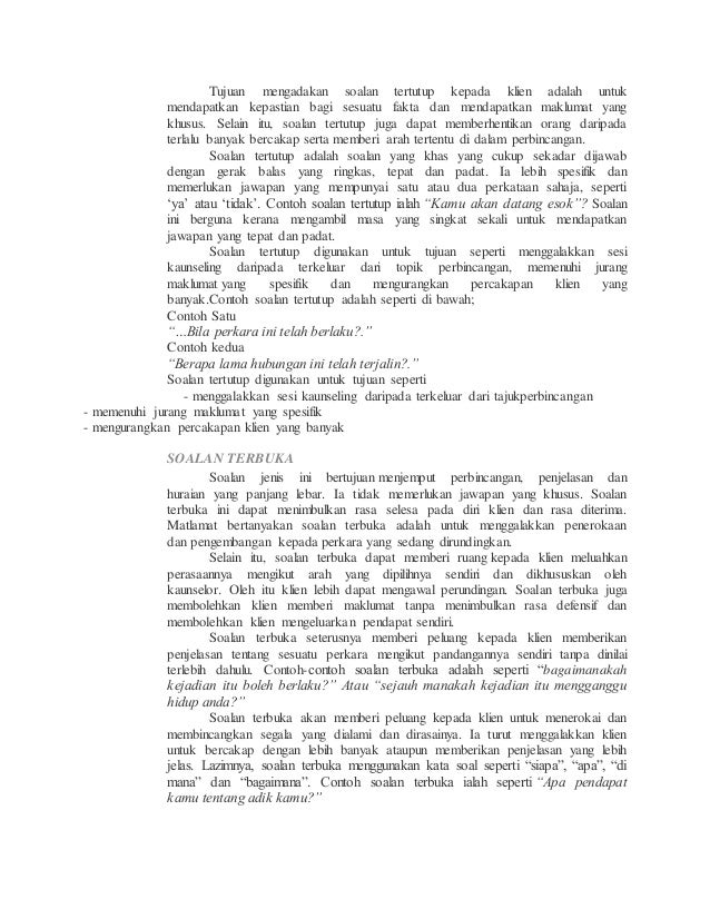 Kemahiran asas kaunseling